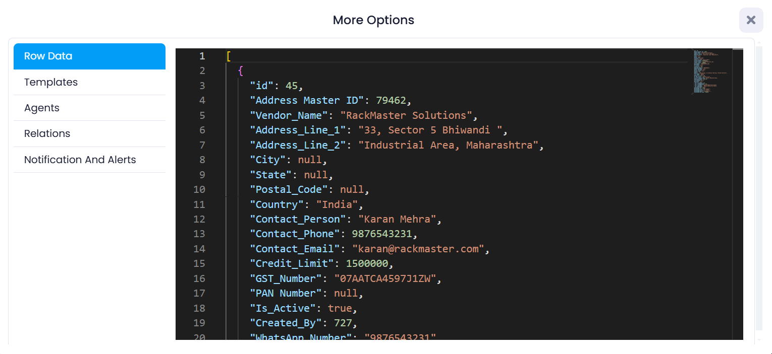 Component AI More Options