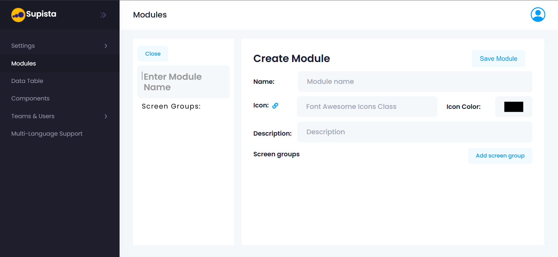 Create Module Interface